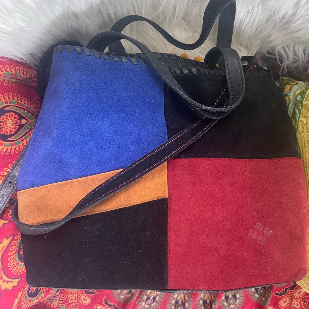 Leather Crossbody Tote